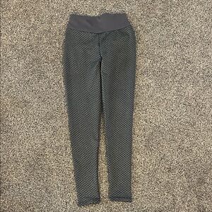 Kids Gray Textured Leggings